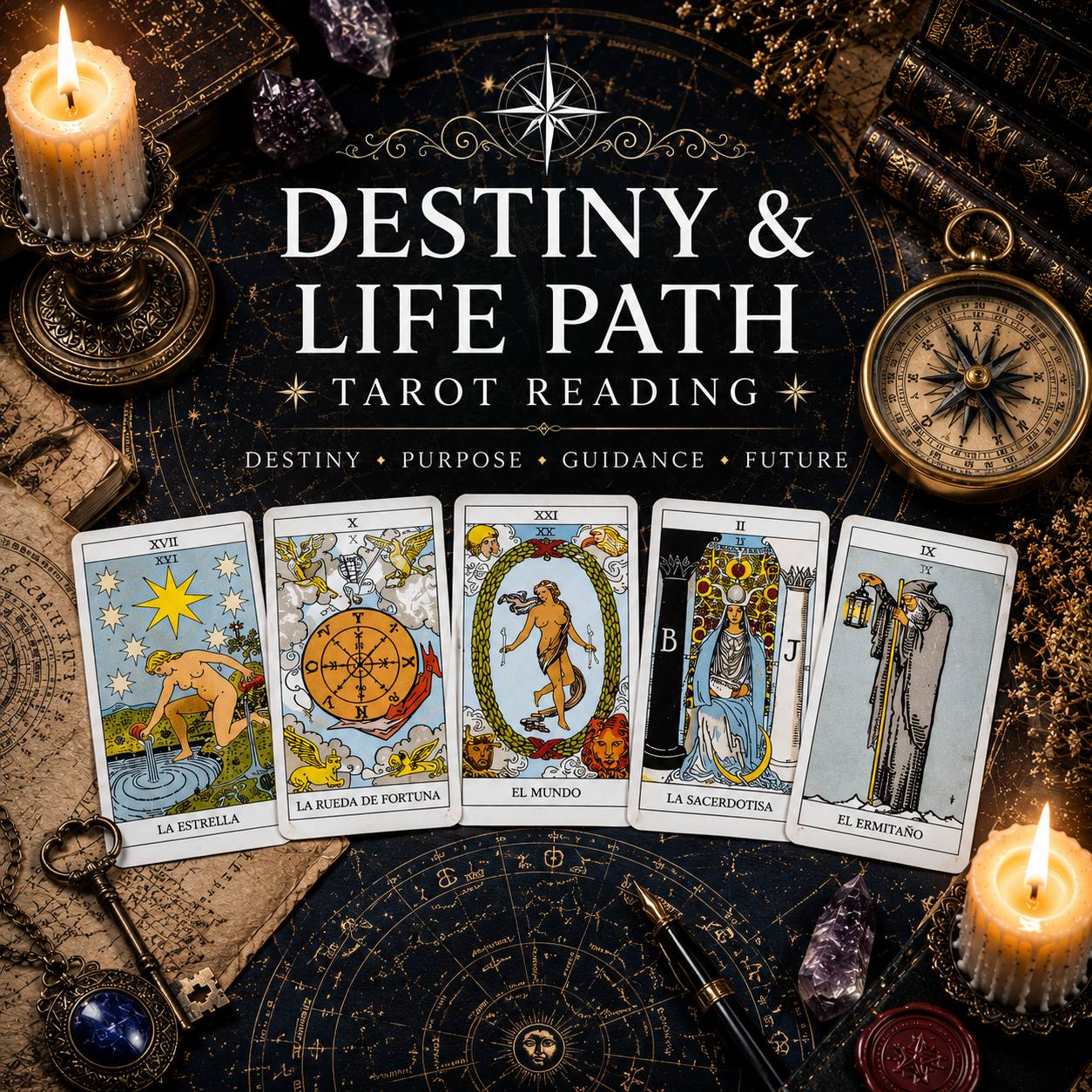Destiny & Life Path Tarot Reading – 1 Question