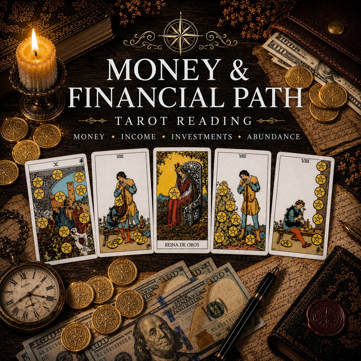 Money & Financial Path Tarot Reading – 1 Question