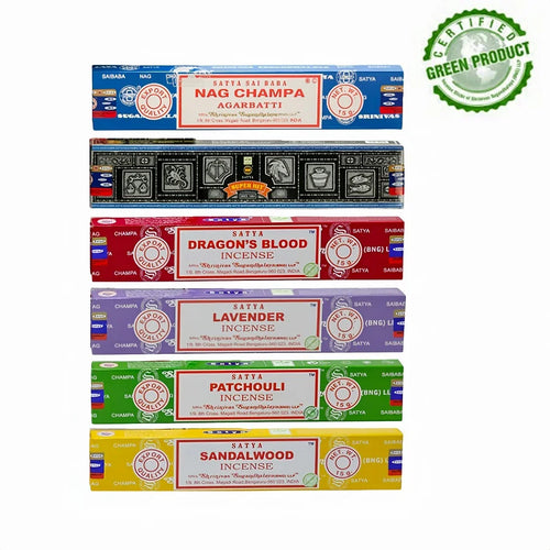 Satya Sai Baba Incense Sticks 15g | Hand-Rolled Ritual Incense