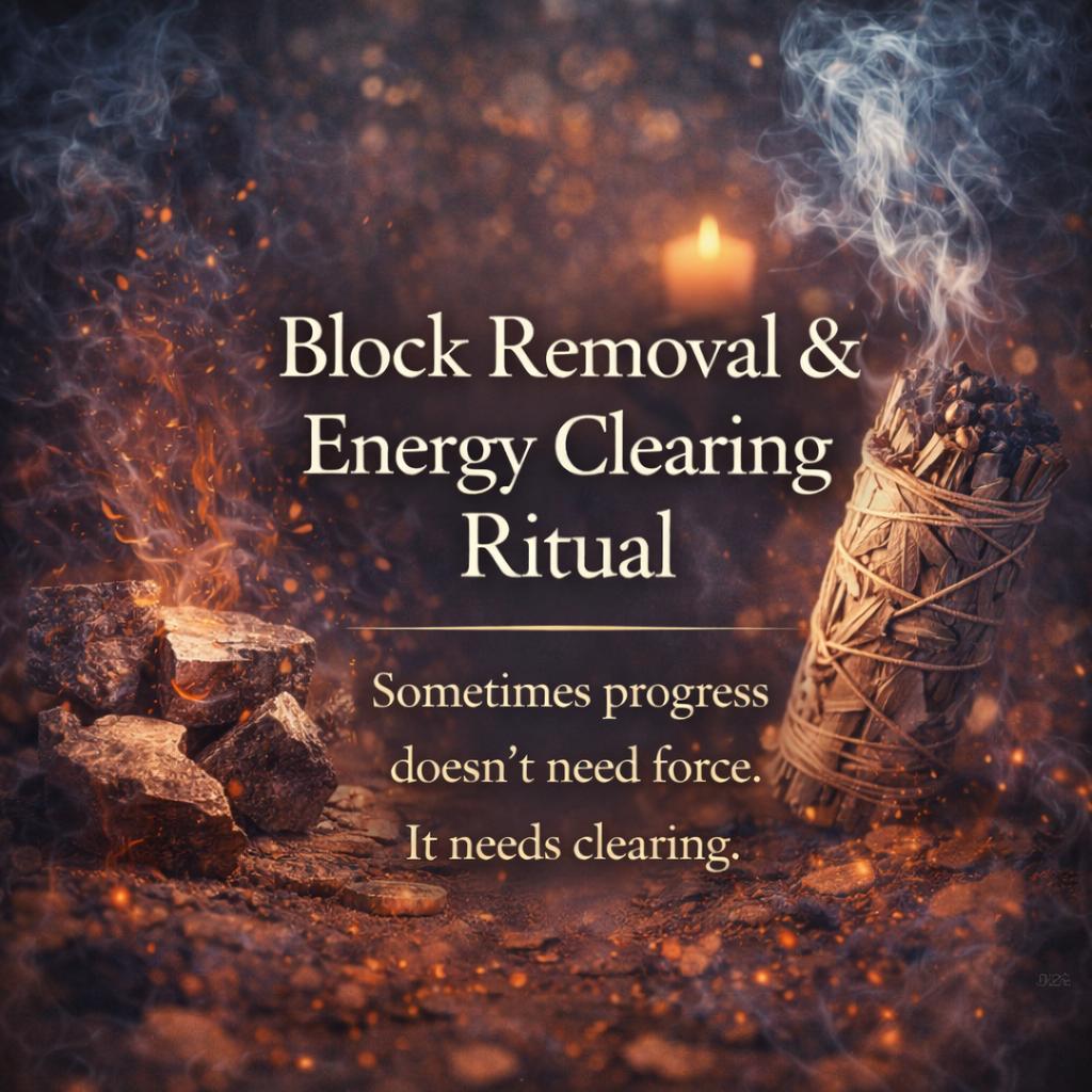 Block Removal Ritual | Energy Clearing, Reset | Obstacle Release, Alignment