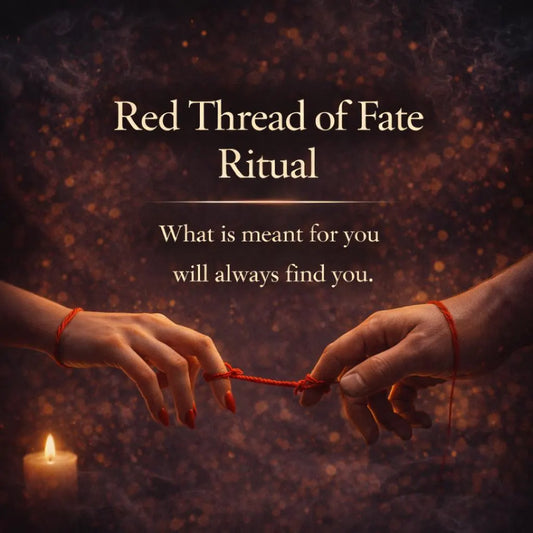 Red Thread of Fate Ritual | Soulmate & Fated Union | Love Binding + Road Opening | Personalized Service