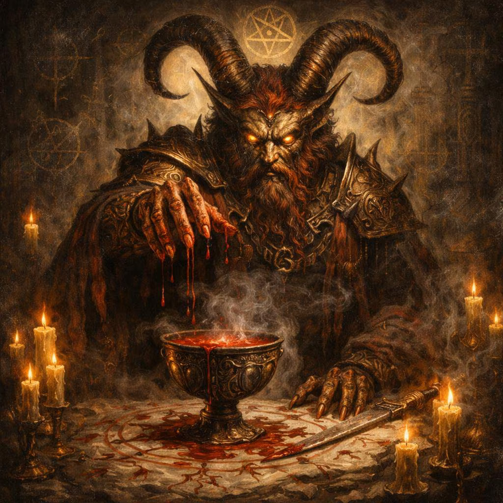 Ritual with Demon Duke Alloces - Focus, Creativity and Strategic Discipline