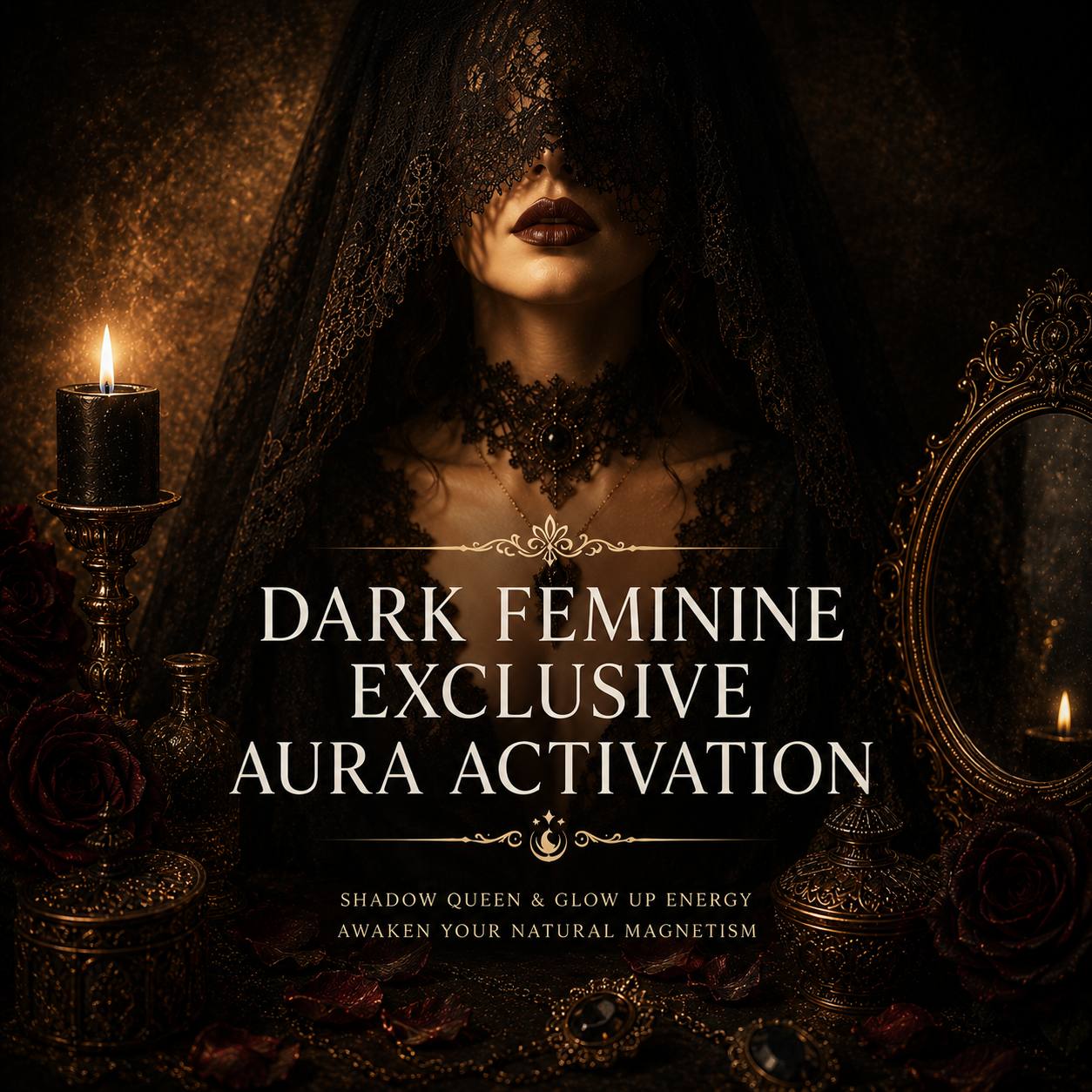 Shadow Queen Dark Feminine Aura Ritual